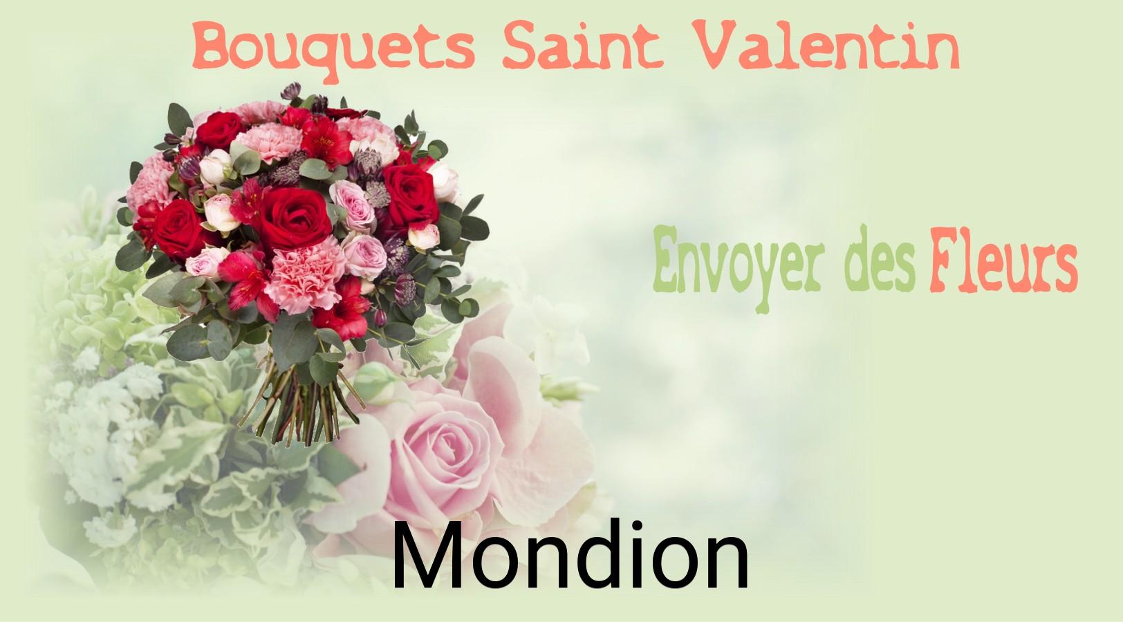 Roses de Saint-Valentin livrées à Mondion